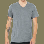Unisex Heather CVC V Neck Tee