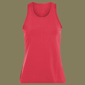 Ladies Poly/Spandex Solid Racerback Tank