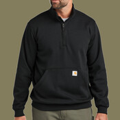 Midweight 1/4 Zip Mock Neck Sweatshirt