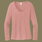 Women's Perfect Tri ® Long Sleeve V Neck Tee