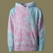 Youth Midweight Tie-Dyed Hooded Sweatshirt
