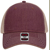 OTTO CAP® 6 Panel Low Profile Mesh Back Trucker Dad Hat