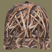 OTTO CAP® Mossy Oak Camouflage Superior Polyester Twill 6 Panel Low Profile Mesh Back Trucker Hat