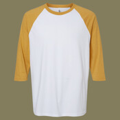 Unisex CVC Three-Quarter Sleeve Tee