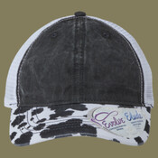 Women's Printed Bill with Mesh Back Cap