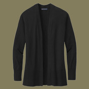 Women's Cotton Stretch Long Cardigan Sweater
