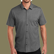Extend Short Sleeve Button Up