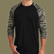 Drift Camo Colorblock Long Sleeve Tee