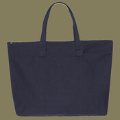 Tote with Top Zippered Closure