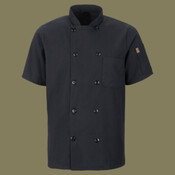 Mimix™ Short Sleeve Chef Coat with OilBlok