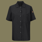 Women's Mimix™ Short Sleeve Cook Shirt with OilBlok