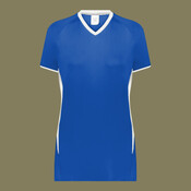 Ladies Cutter+ V-Neck Jersey