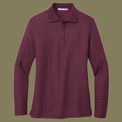 Women's Silk Touch Long Sleeve Polo