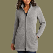 Women's Arc Sweater Fleece Long Jacket
