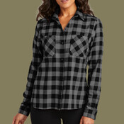 Women's Plaid Flannel Shirt
