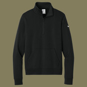 Women's Club Fleece Sleeve Swoosh 1/2 Zip