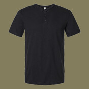 Unisex CVC Henley Tee