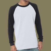Men's USA-Made Heavyweight Waffle Knit Thermal Raglan T-Shirt