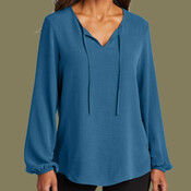 Women's Textured Crepe Blouse