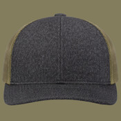 Melange Heather Low-Profile Trucker