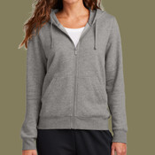 Women's Club Fleece Sleeve Swoosh Full Zip Hoodie