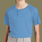 Youth PosiCharge ® Competitor 2 Button Henley