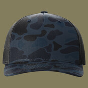 Printed Five-Panel Trucker Cap
