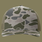 Printed Five-Panel Trucker Cap
