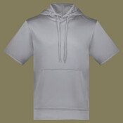 Unisex Fleece Short Sleeve Hooded Pullover
