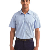 Microcheck Gingham Cotton Shirt