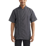 Zip-Close Short Sleeve Chef's Coat