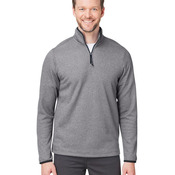 Venture Heathered Stripe Quarter-Zip Pullover