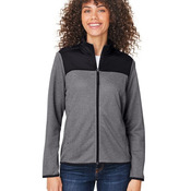 Women's Venture Heathered Stripe Hybrid Jacket