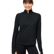 Women's Marbled Jersey Fairway Quarter-Zip Pullover
