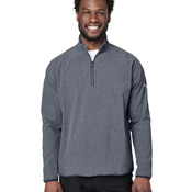 Coastal Woven Quarter-Zip Pullover