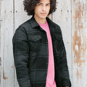 Men's Quilted Flannel Shirt Jacket