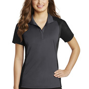 LST652SVJH Ladies Colorblock Micropique Sport Wick ® Polo