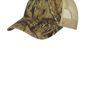 Unstructured Camouflage Mesh Back Cap