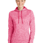 LST225SVJH Ladies PosiCharge ® Electric Heather Fleece Hooded Pullover