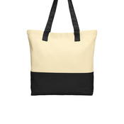 Colorblock Cotton Tote