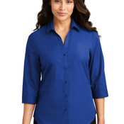 Women's 3/4 Sleeve Carefree Poplin Shirt