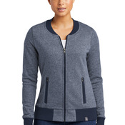 Ladies French Terry Baseball Full Zip