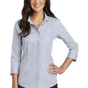 Red House® Ladies 3/4-Sleeve Nailhead Non-Iron Shirt