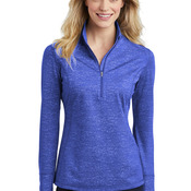 Women's Sport Wick ® Stretch Reflective Heather 1/2 Zip Pullover