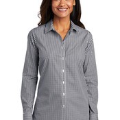 Women's Broadcloth Gingham Easy Care Shirt