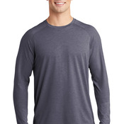 PosiCharge ® Long Sleeve Tri Blend Wicking Raglan Tee