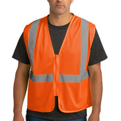 Ansi 107 Class 2 Economy Mesh Zippered Vest