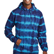 Allover Stripe Tie Dye Fleece