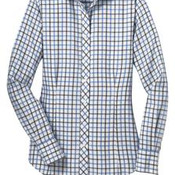 Ladies Tricolor Check Non Iron Shirt