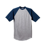 Raglan Practice Jersey (YOUTH)(Grey/Navy 424)